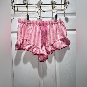 Victoria's Secret Pink and White Striped Sleep Shorts